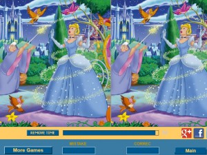 Золушка: Найди Отличия