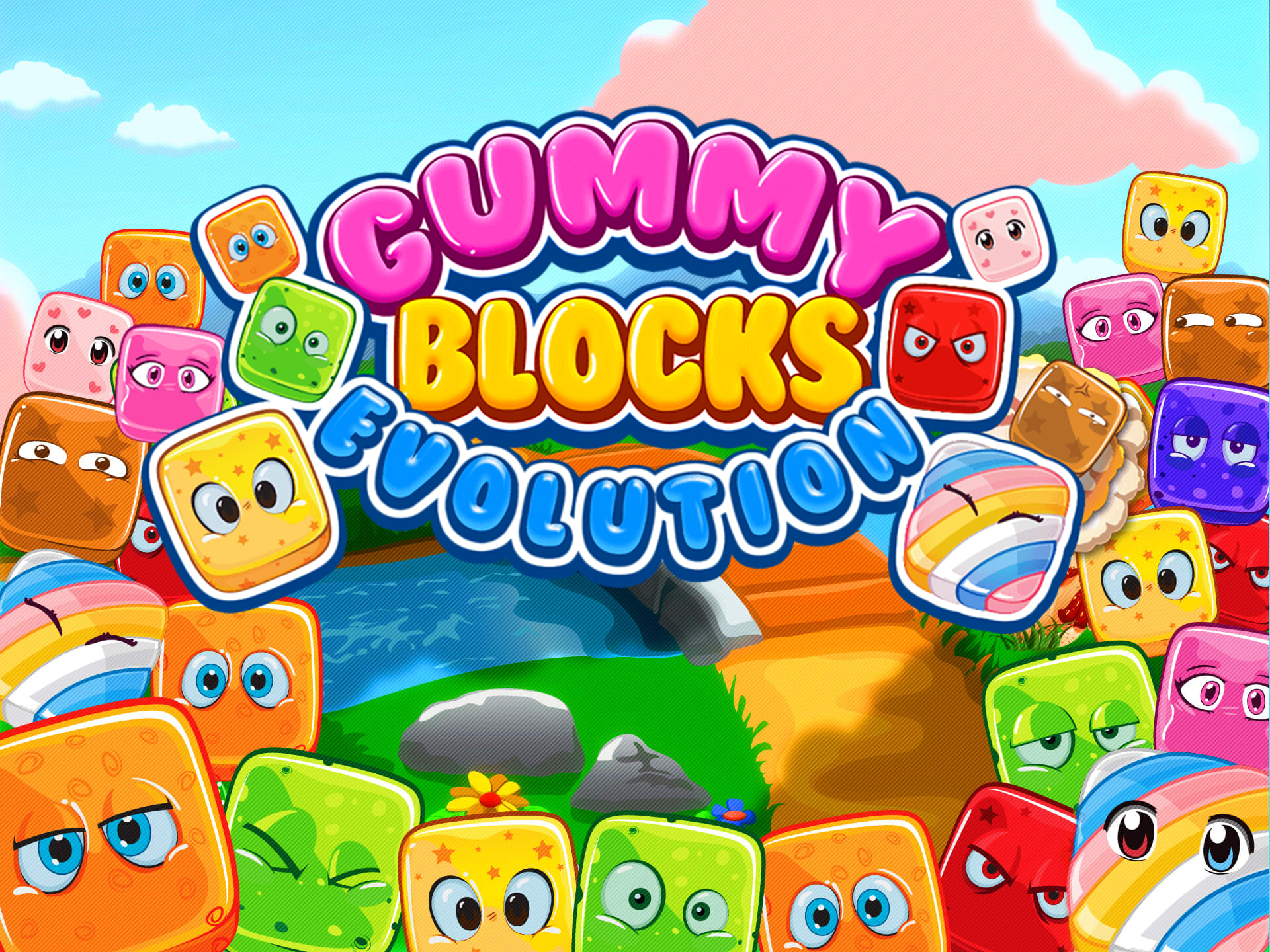 Game Gummy Blocks Evolution — play online free