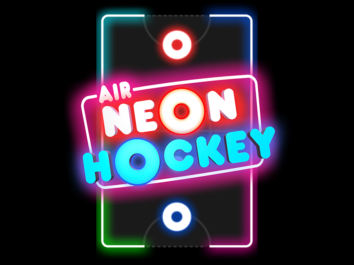 Game Neon Air Hockey — play online free