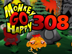 Monkey GO Happy Stage 308: Monster Mouth