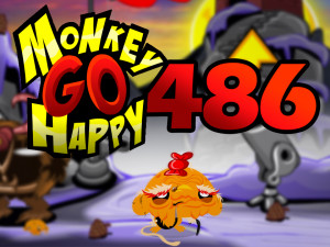 Monkey GO Happy Stage 486: Firework Santa