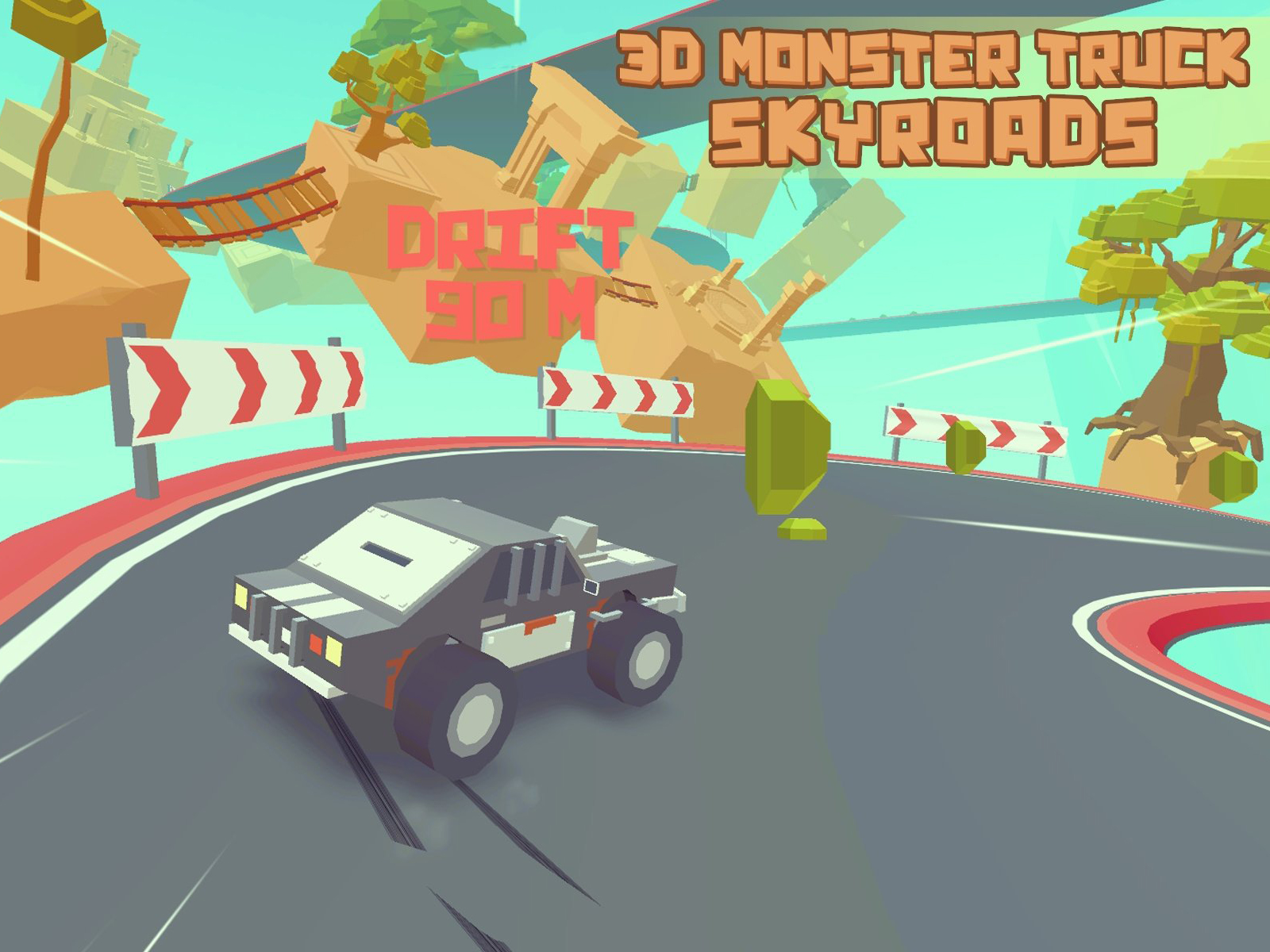 Game 3D Monster Truck Skyroads Play Online Free