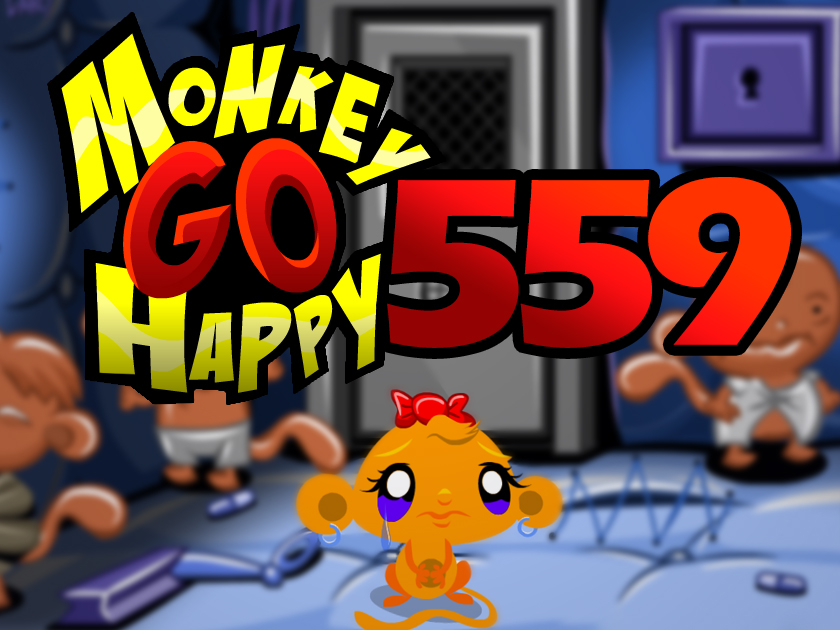 Game Monkey GO Happy Stage 559 Monkeys go crazy because there are too