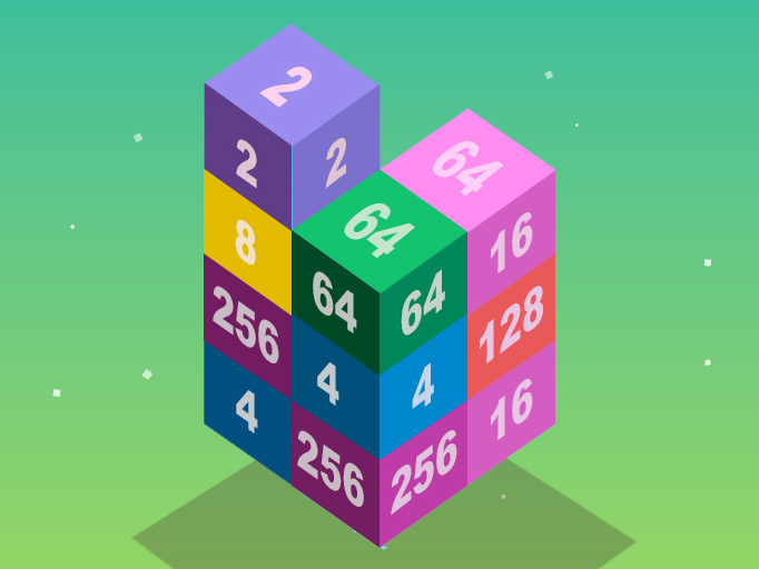 Game Stacktris 2048 — play online free