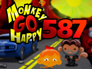 Счастливая Обезьянка 587: Обезьяна Идет по Маршруту 66