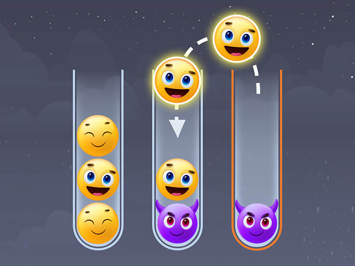 Game Emoji Sort Master — play online free