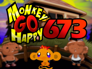 Monkey GO Happy Stage 673: Monkeys experience the joy of moving to a new residence