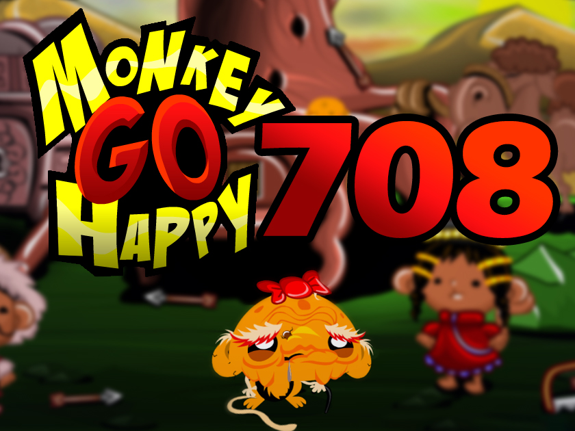 Game Monkey GO Happy Stage 708 Building a monkey tree house Mongolian