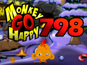 Monkey GO Happy Stage 798: Pesky the Rabbit Celebrates Christmas