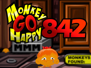 Счастливая Обезьянка 842: Обезьяны Играют в Прятки