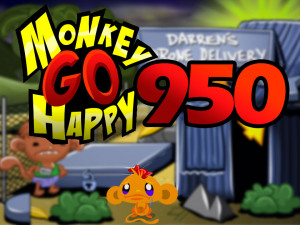 Monkey GO Happy Stage 950: Banana Drone Delivery Chaos theme