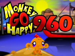 Monkey GO Happy Stage 960: Monkey Jaws / Amity Island theme