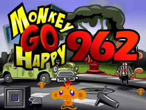 Monkey GO Happy Stage 962: Monkey Mr. Bean