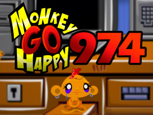 Счастливая Обезьянка 974: Обезьянка Играет