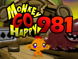 Monkey GO Happy Stage 981: Find the Golden Idol