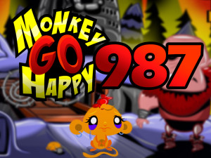 Monkey GO Happy Stage 987: Fire Bowl