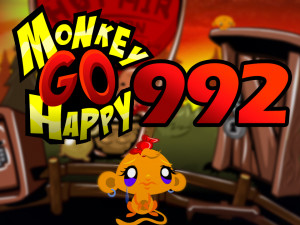Monkey GO Happy Stage 992: Monkey Race Hot AIr Balloon Theme