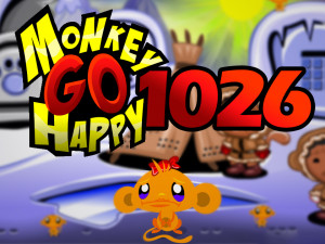Monkey GO Happy Stage 1026: Monkey World Eskimo-Indian Olympics theme