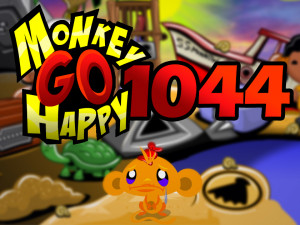 Monkey GO Happy Stage 1044: on Gilligan's Island