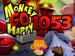 Monkey GO Happy Stage 1053: Jelly Monster