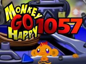 Monkey GO Happy Stage 1057: Burning Dude