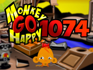 Monkey GO Happy Stage 1074: Pesky the 