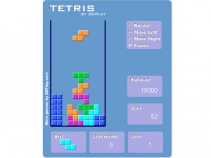 Ретро Tetris 2D