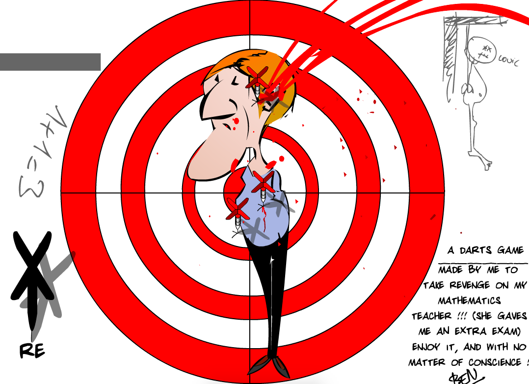 Game Darts Avenge Math Teacher — play online free